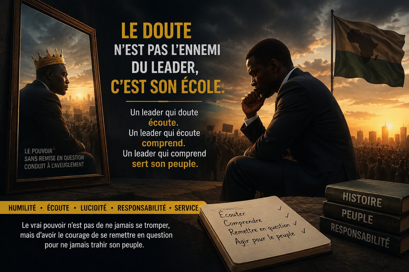 Le doute n'est pas l'ennemi du leader politique, c'est son école