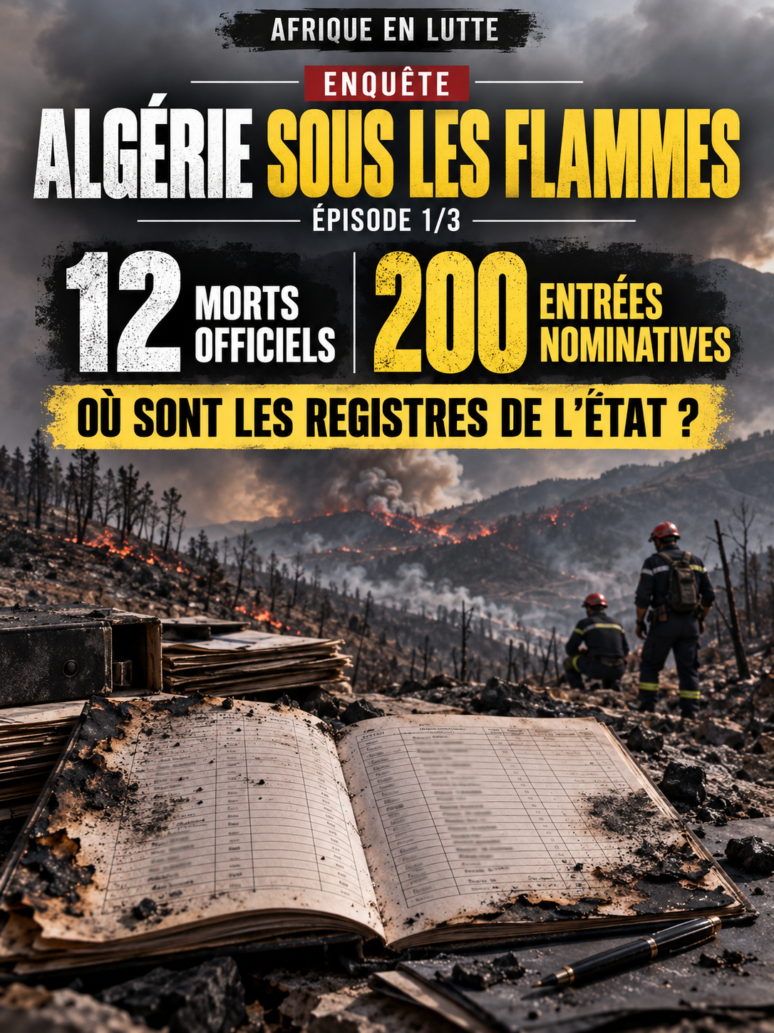 Algérie sous les flammes