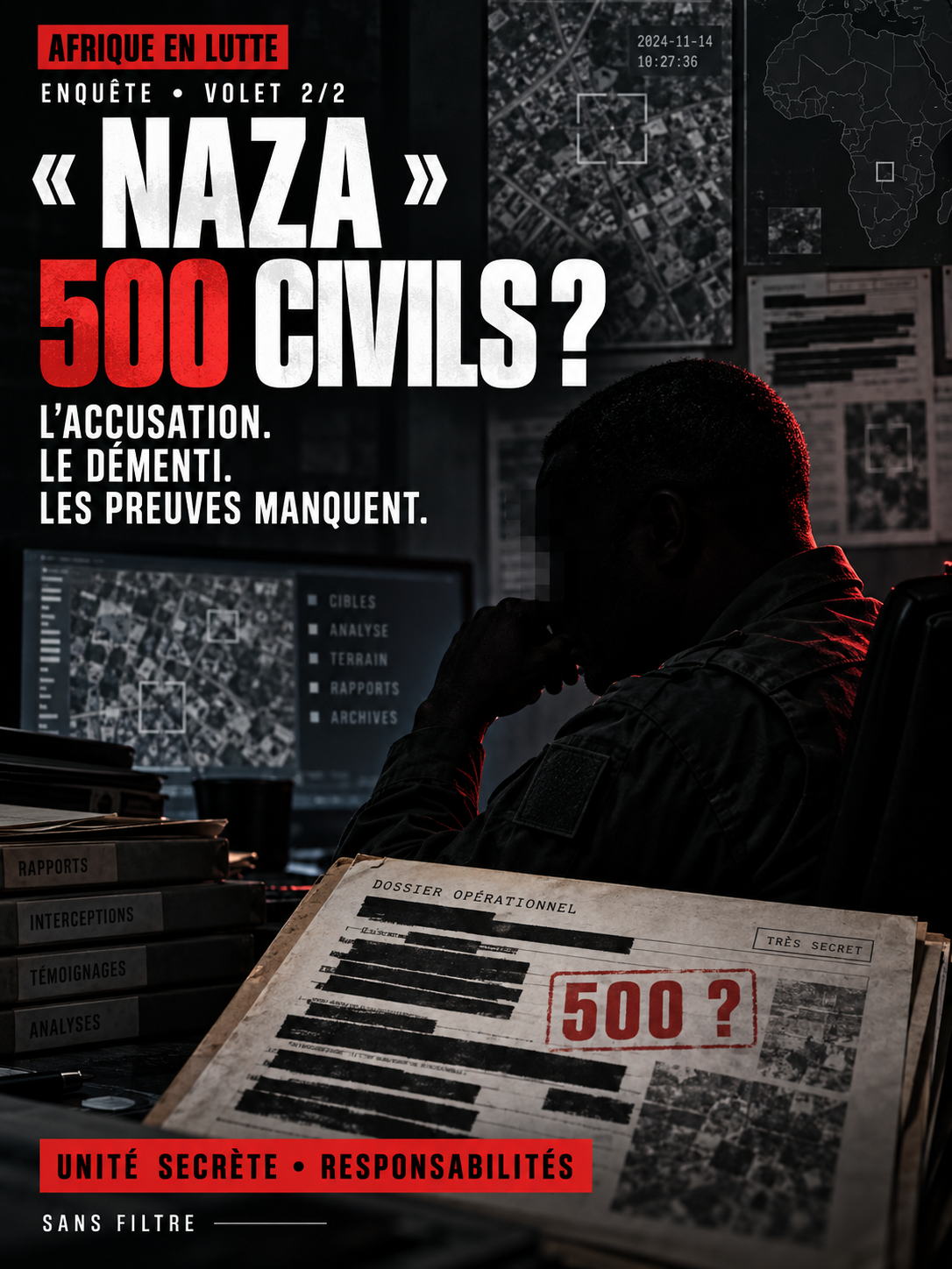 Enquête Naza volet 2 : 500 civils ?
